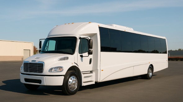 Exterior of Charter Bus Company Wichita's 15 Passenger Minibus in Wichita
