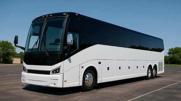 Exterior of Charter Bus Company Wichita's 50 Passenger Charter Bus in Wichita