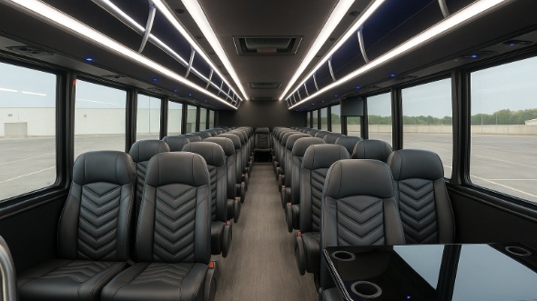 joplin 30 passenger minibus inside