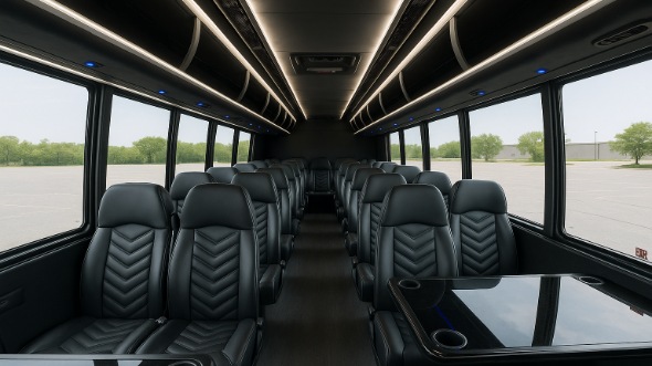 joplin 35 passenger minibus inside