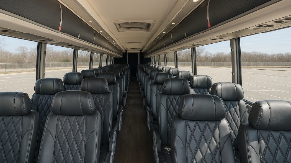 joplin 50 passenger charter bus inside