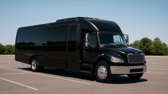 Exterior of Charter Bus Company Wichita's Party Bus in Wichita