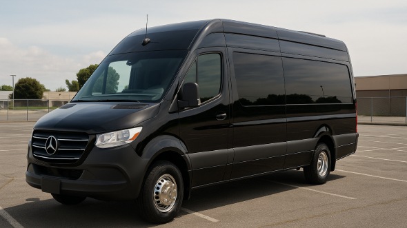 Exterior of Charter Bus Company Wichita's Sprinter Limo in Wichita